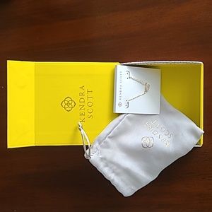 New, never worn, Kendra Scott gold Grayson crystal pendant necklace